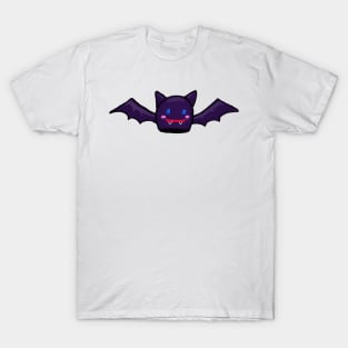 cute happy purple bat sketch T-Shirt